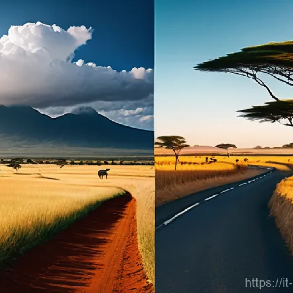 케냐의 화폐와 환전 - Here are three detailed image generation prompts in English, inspired by the Kenyan travel context a...